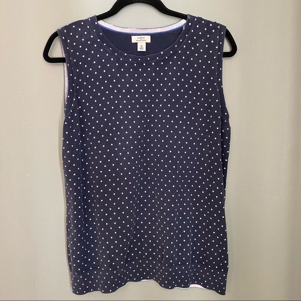 LL Bean | Vintage Sweater Polka Dot Sweater